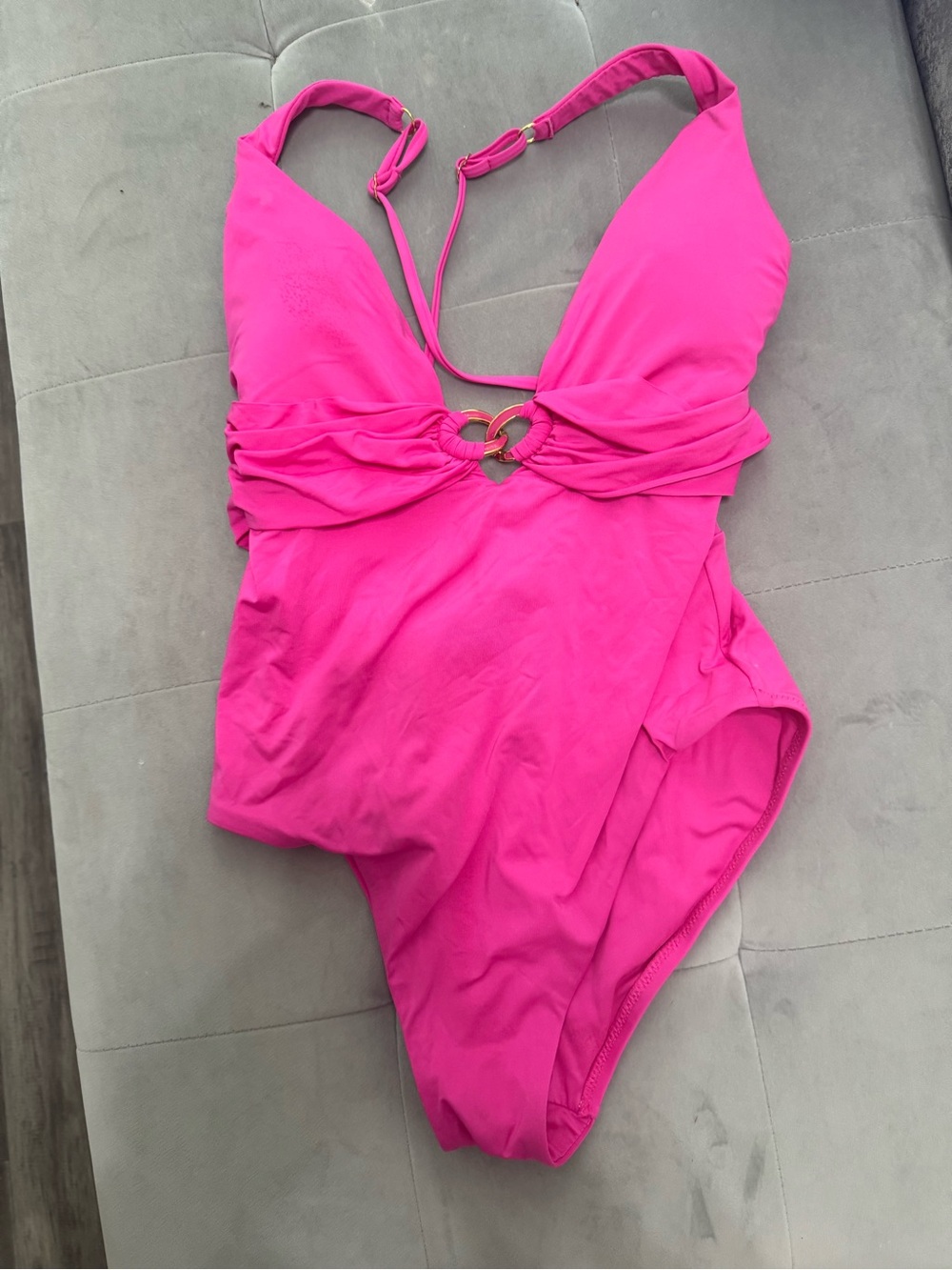 Trina Turk Bright Fuchsia One-Piece Swimsuit